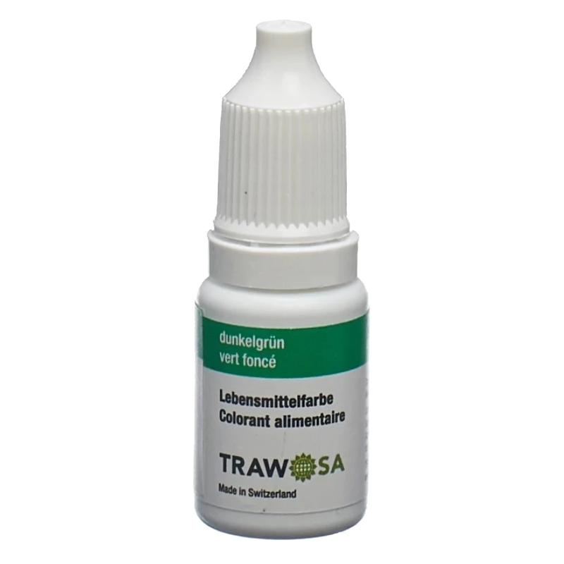 TRAWOSA Lebensmittelfarbstoff dunkelgrün 10 ml