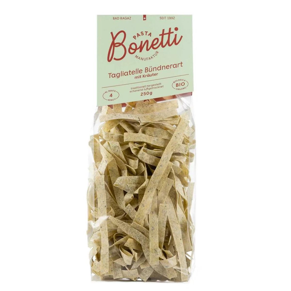 BONETTI Bio Tagliatelle (10mm) Kräutern 250 g