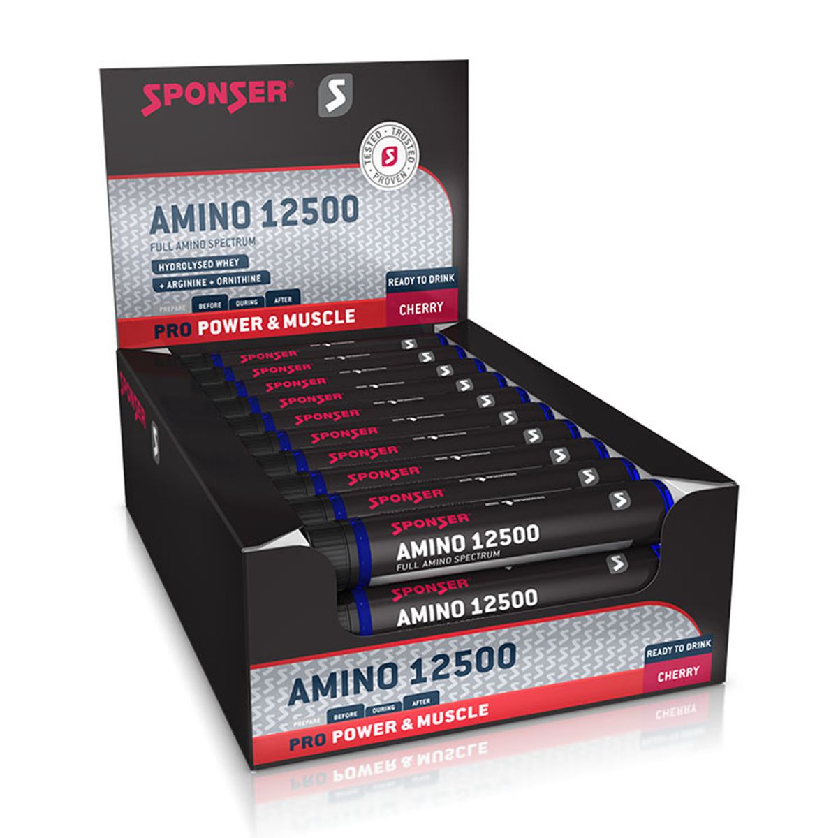 Sponser Display Amino 12500 Cherry 30 Ampullen à 25 ml