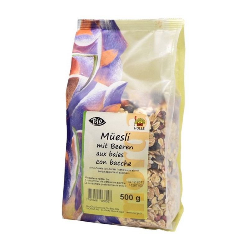 MORGA Müesli mit Beeren Bio Btl 500 g