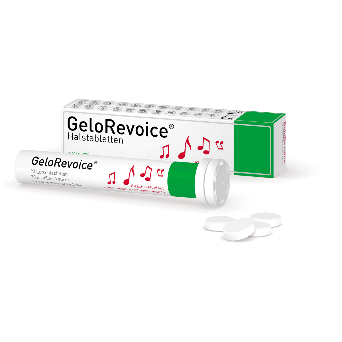 Gelorevoice Kirsche-Menthol 20 Stück