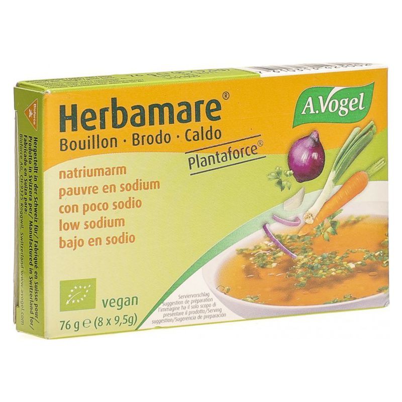 A.Vogel Herbamare Bouillon Bio salzarm Würfel 8x 9.5 g