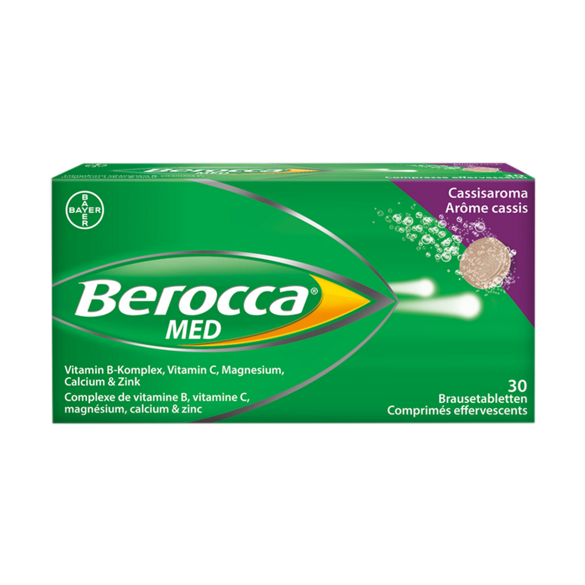 Berocca Med Brausetabletten Cassisaroma 30 Stück