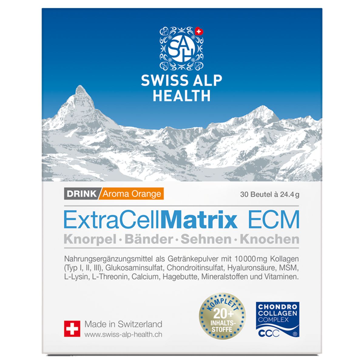 Extra Cell Matrix ECM Drink Gelenke Orange 30 Stück