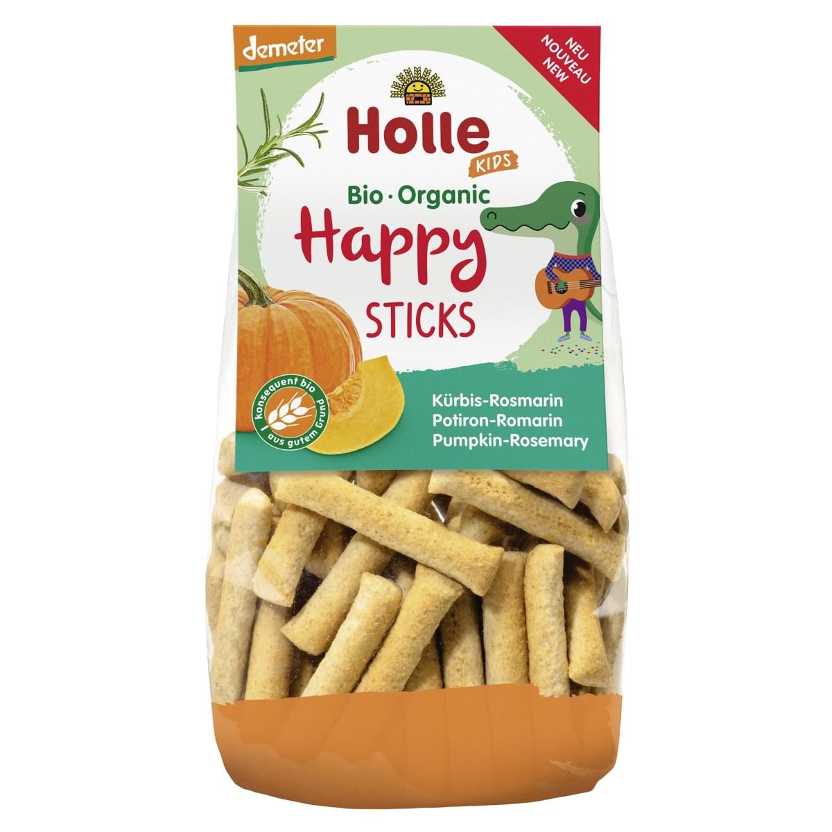 Holle Happy Sticks Kürbis mit Rosmarin Btl 100 g