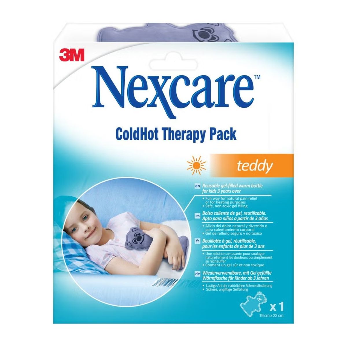 3M NEXCARE ColdHot Thera Pack Wärmeflasche Teddy samtweich