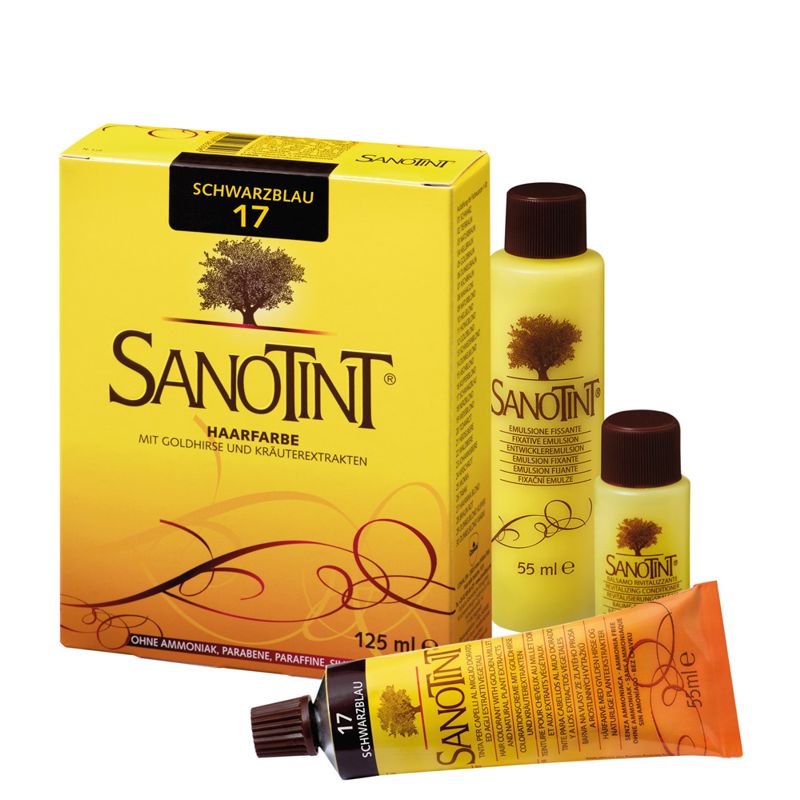 Sanotint Haarfarbe 17 schwarzblau 125 ml