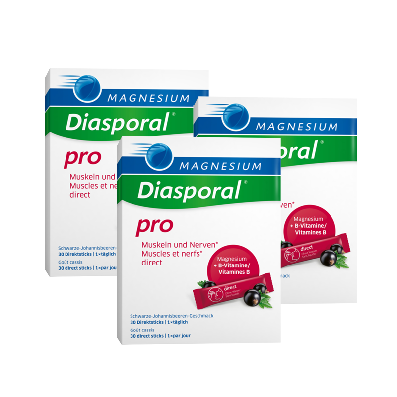 MAGNESIUM DIASPORAL Pro M+N Direct Sticks 3 x 30 Stück