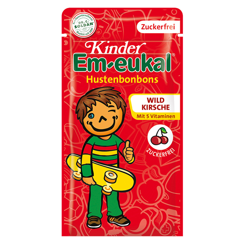 Soldan Em-Eukal Kids Wildkirsche zuckerfrei 75 g