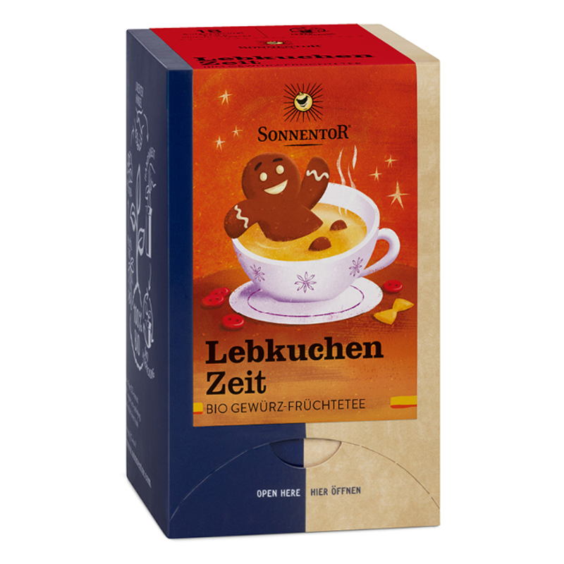 SONNENTOR Lebkuchen Zeit Tee Beutel 18 Stück