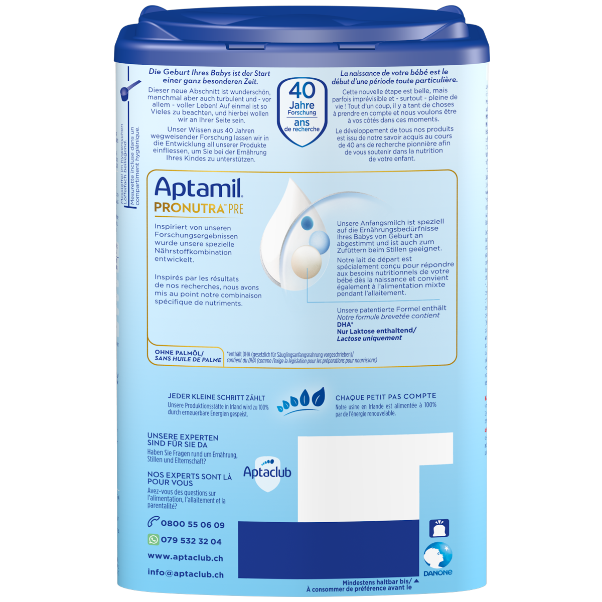 APTAMIL PRONUTRA PRE Ds 800 g