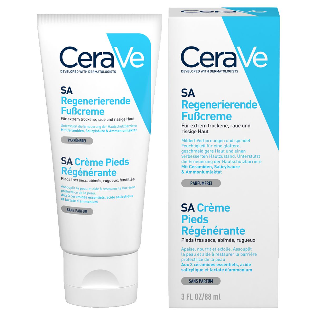 CeraVe Regenerierende Fusscreme Tube 88 ml