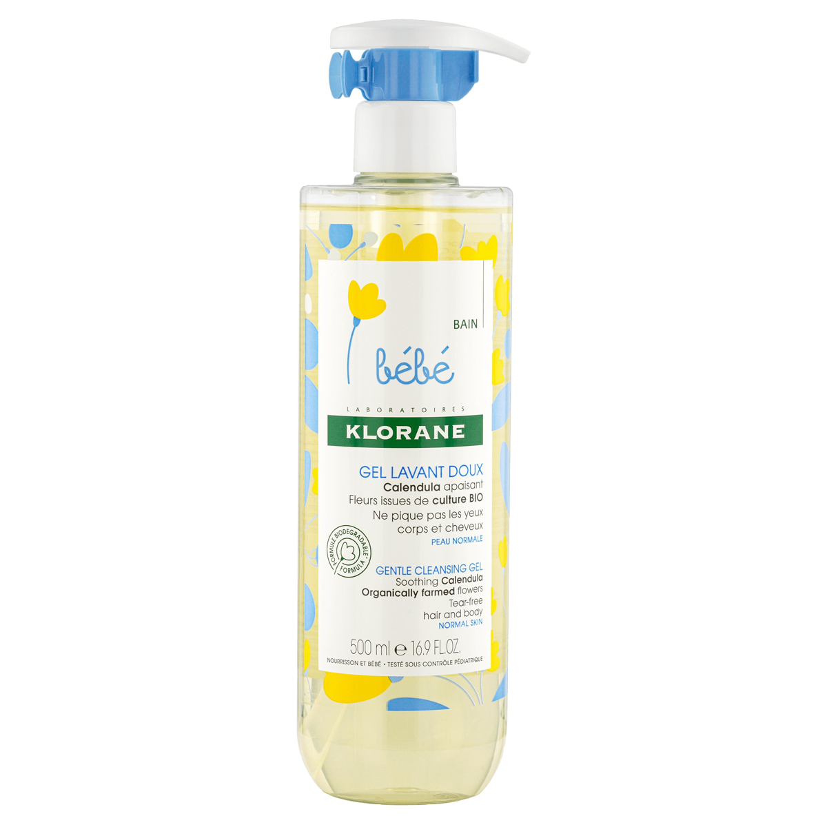 Klorane Bebe Zartes Schaumgel 500 ml