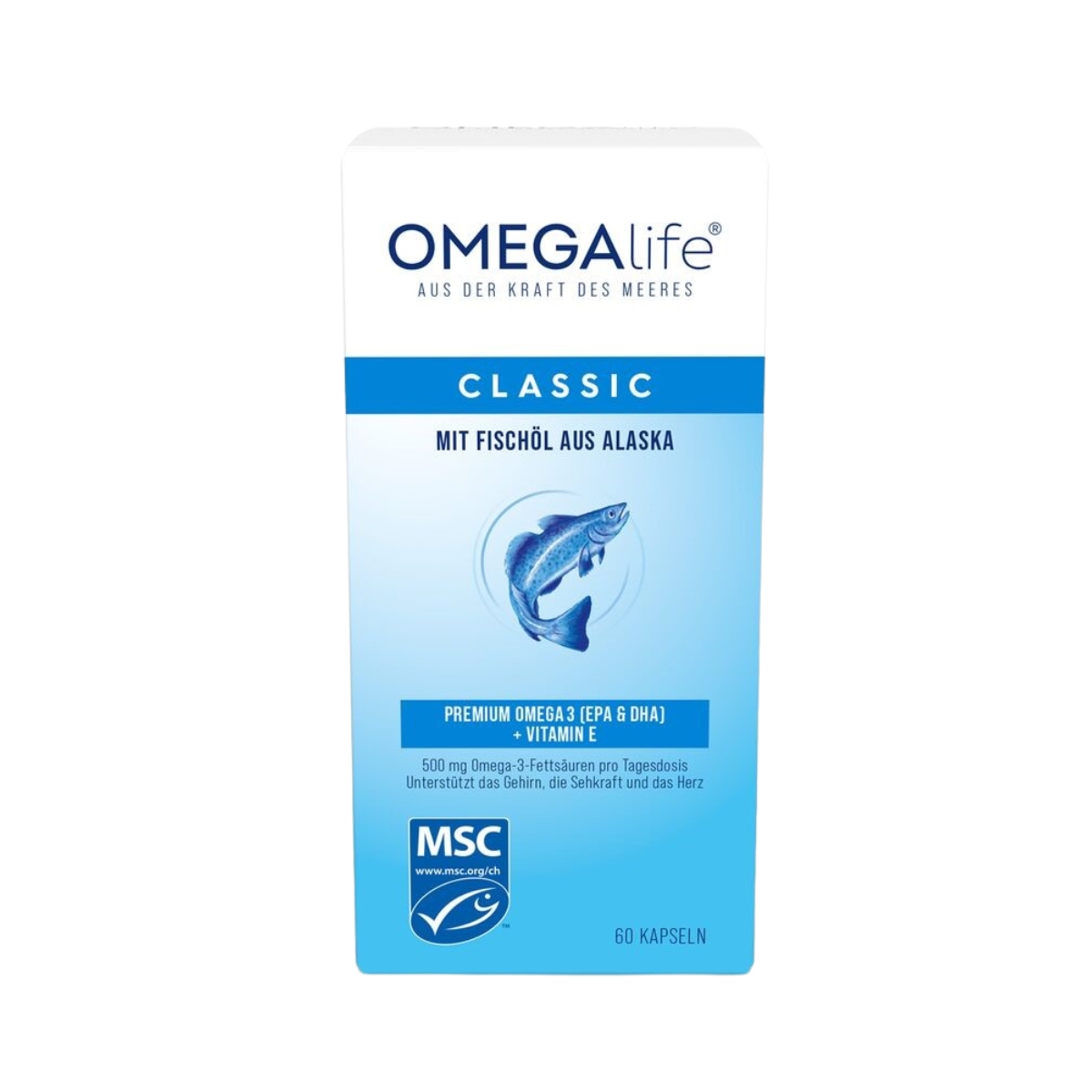 Omega-Life Classic Kapseln 500 mg 60 Stück