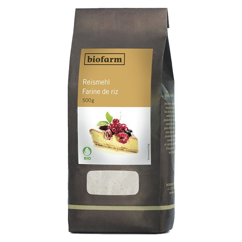 Biofarm Reismehl Knospe Beutel 500 g