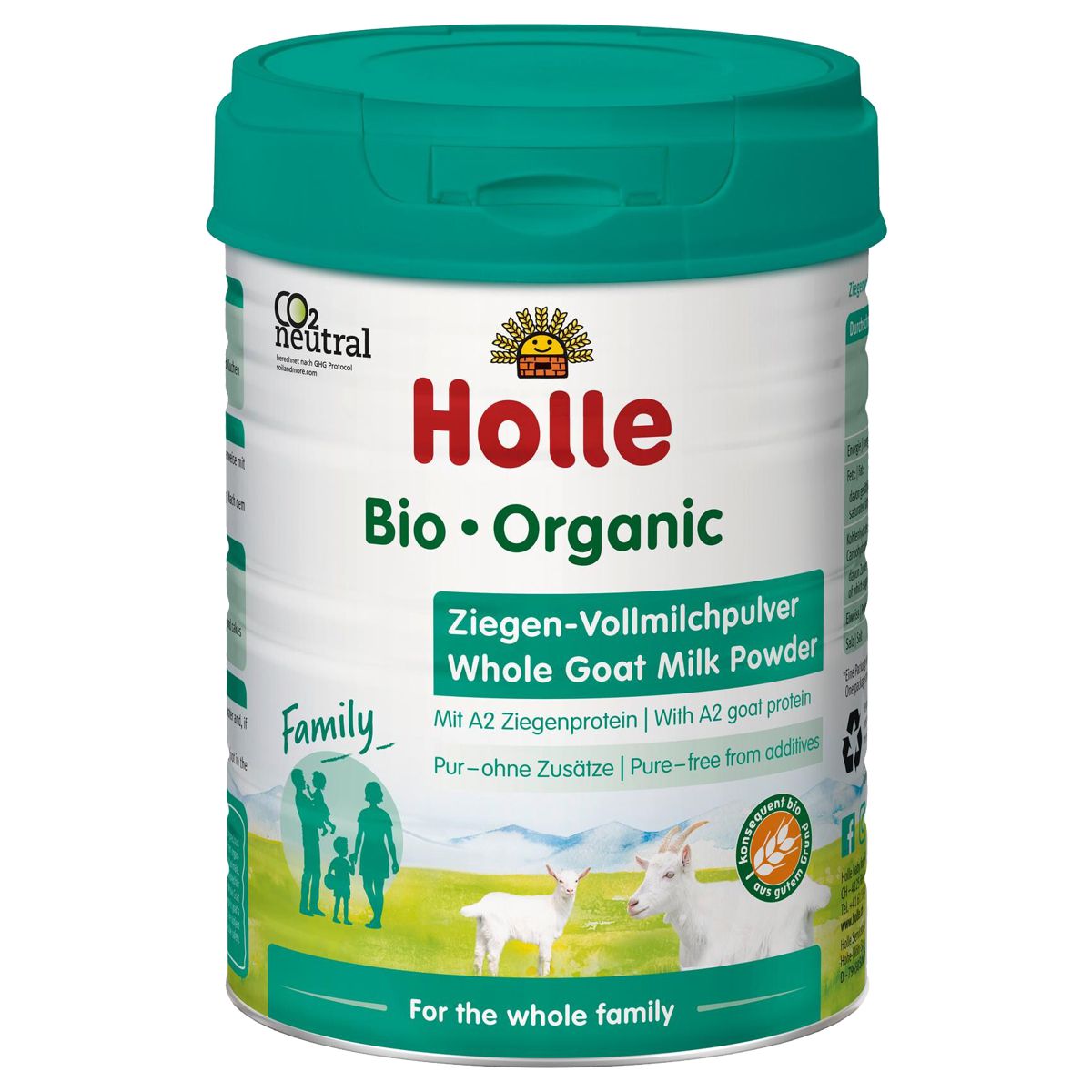 Holle Bio-Ziegenvollmilchpulver Family 400 g