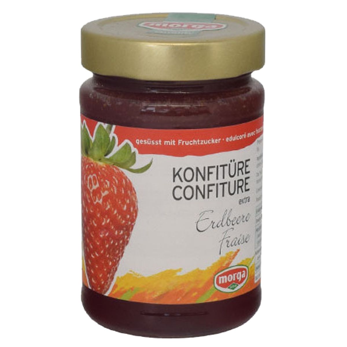 Morga Konfitüre Erdbeer Fruchtzucker 350 g