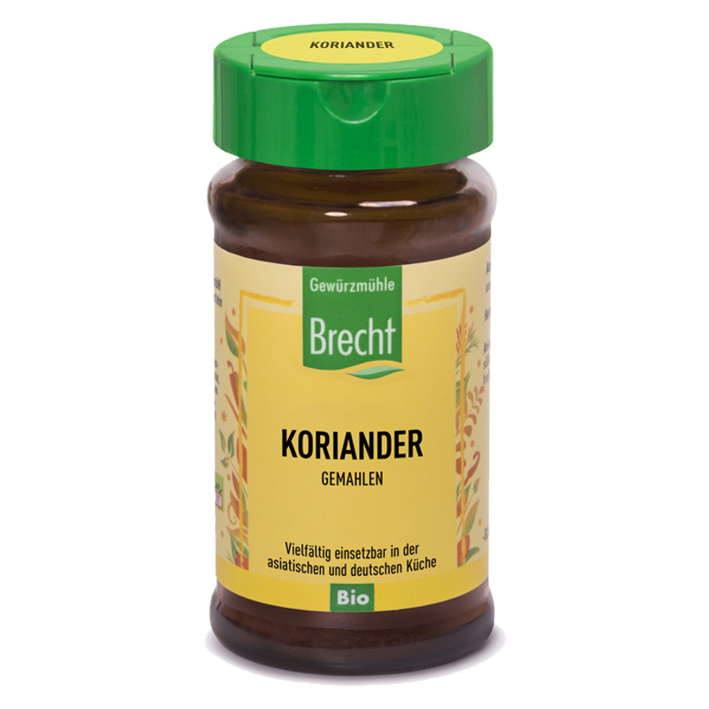 Brecht Koriander gemahlen Bio Glas 25 g