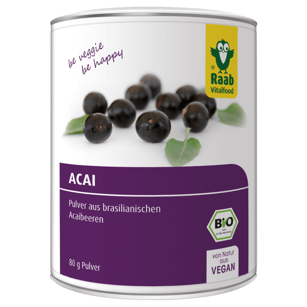 Raab Acai Pulver Bio Dose 80 g