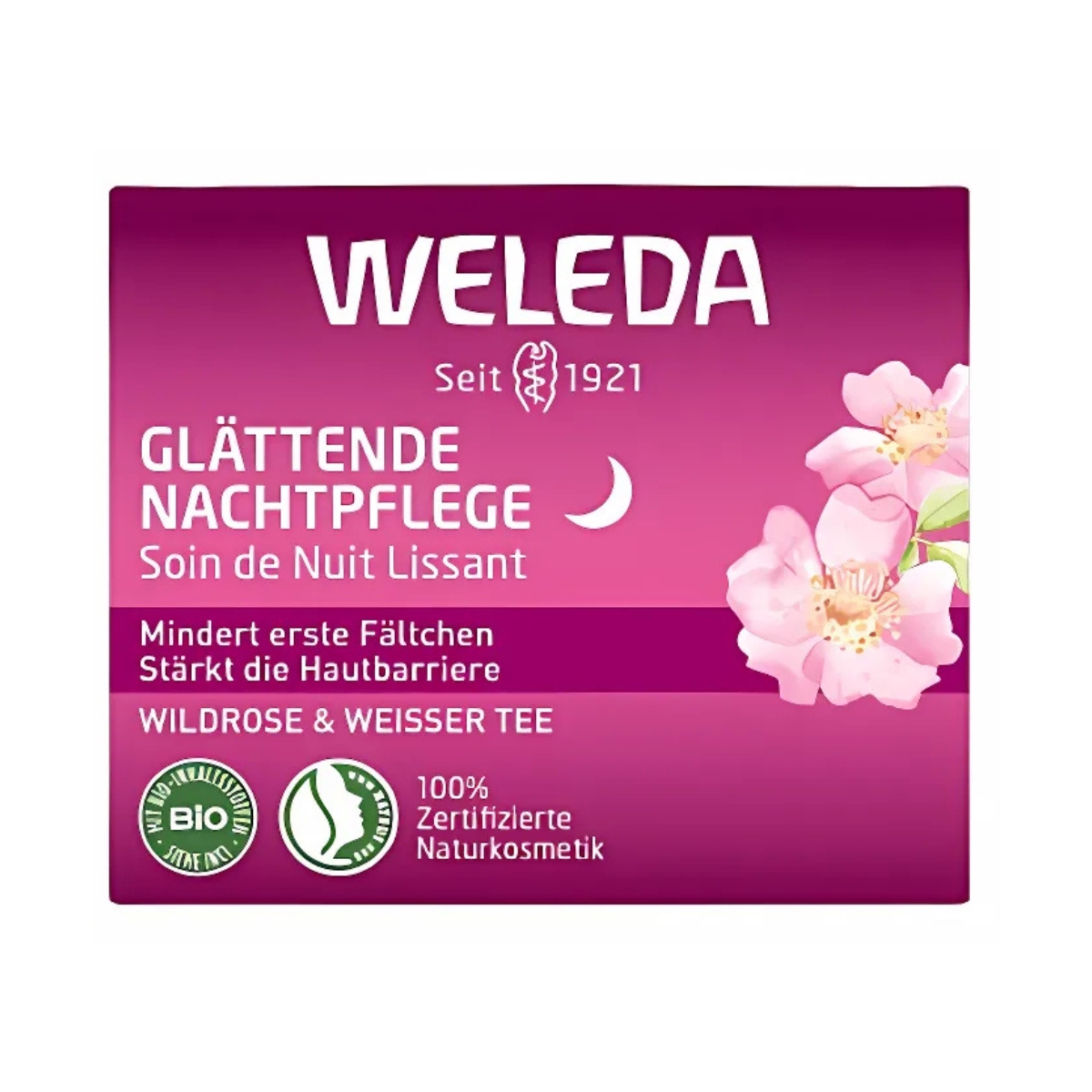 Weleda Nachtpflege glättend Wildrose & Weisser Tee 40 ml