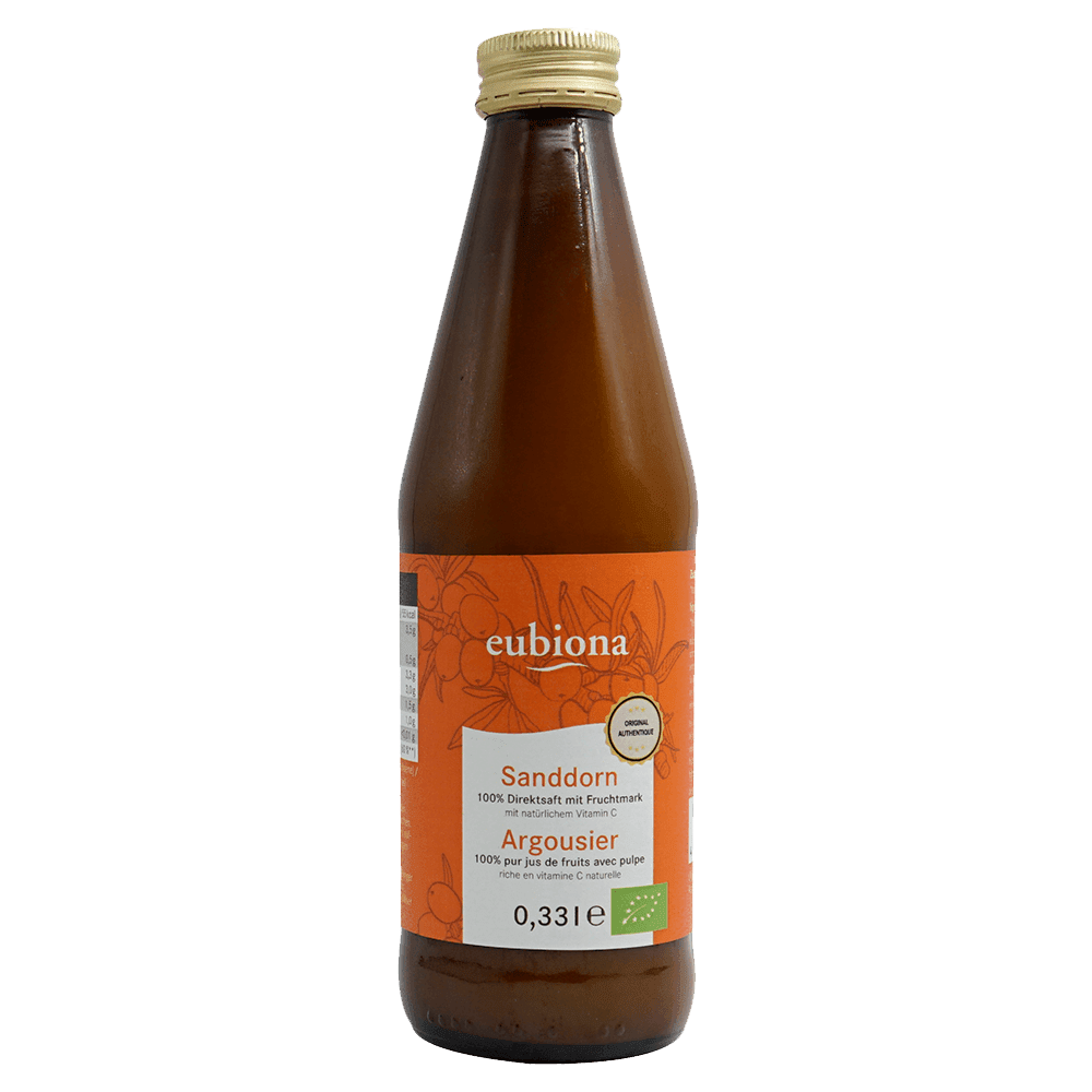 Eubiona Sanddornsaft ungesüsst 330 ml