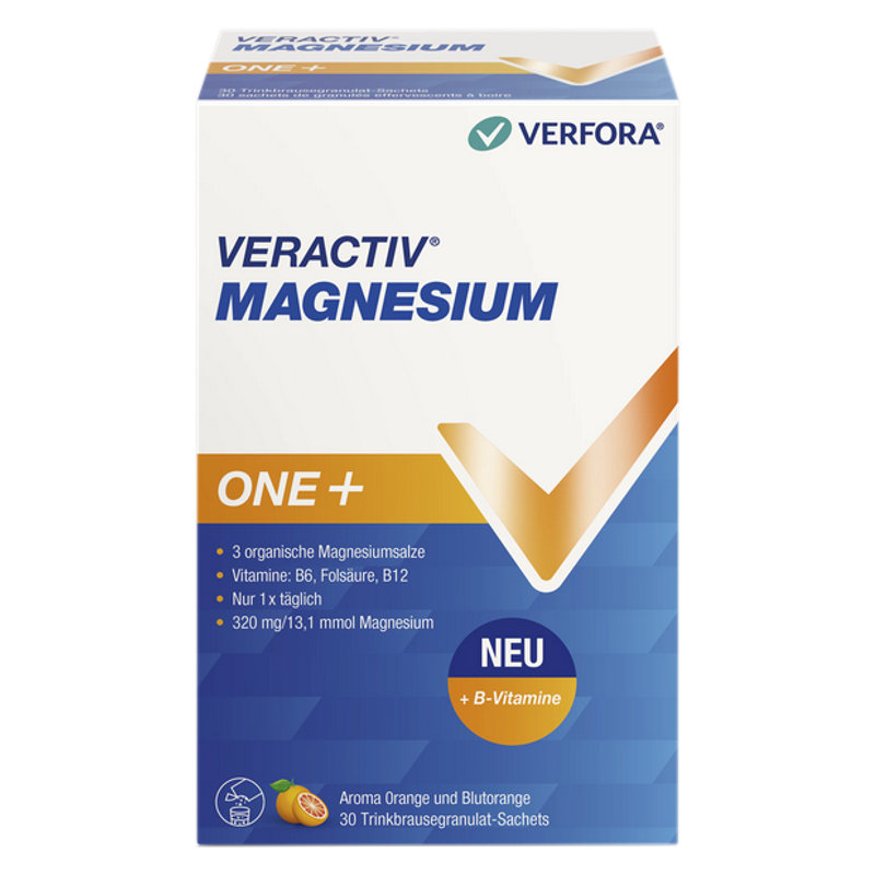 Veractiv Magnesium One+ Brausegranulat 30 Beutel