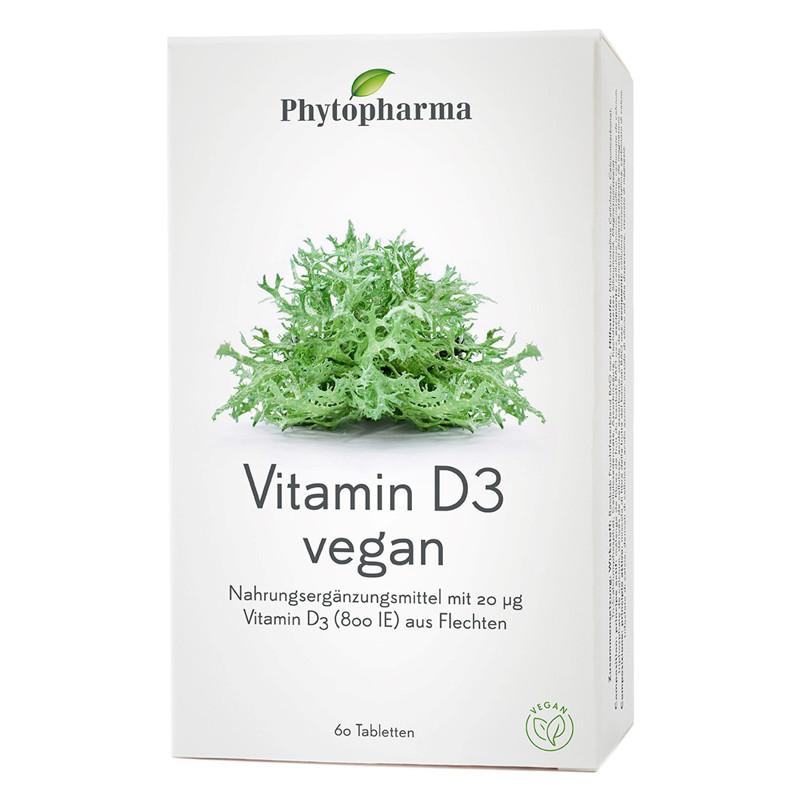 Phytopharma Vitamin D3 Tabletten vegan 60 Stück