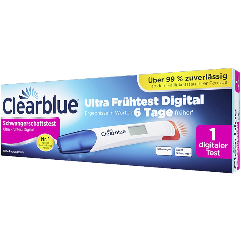 CLEARBLUE Ultra Schwangerschaftstest früh digital