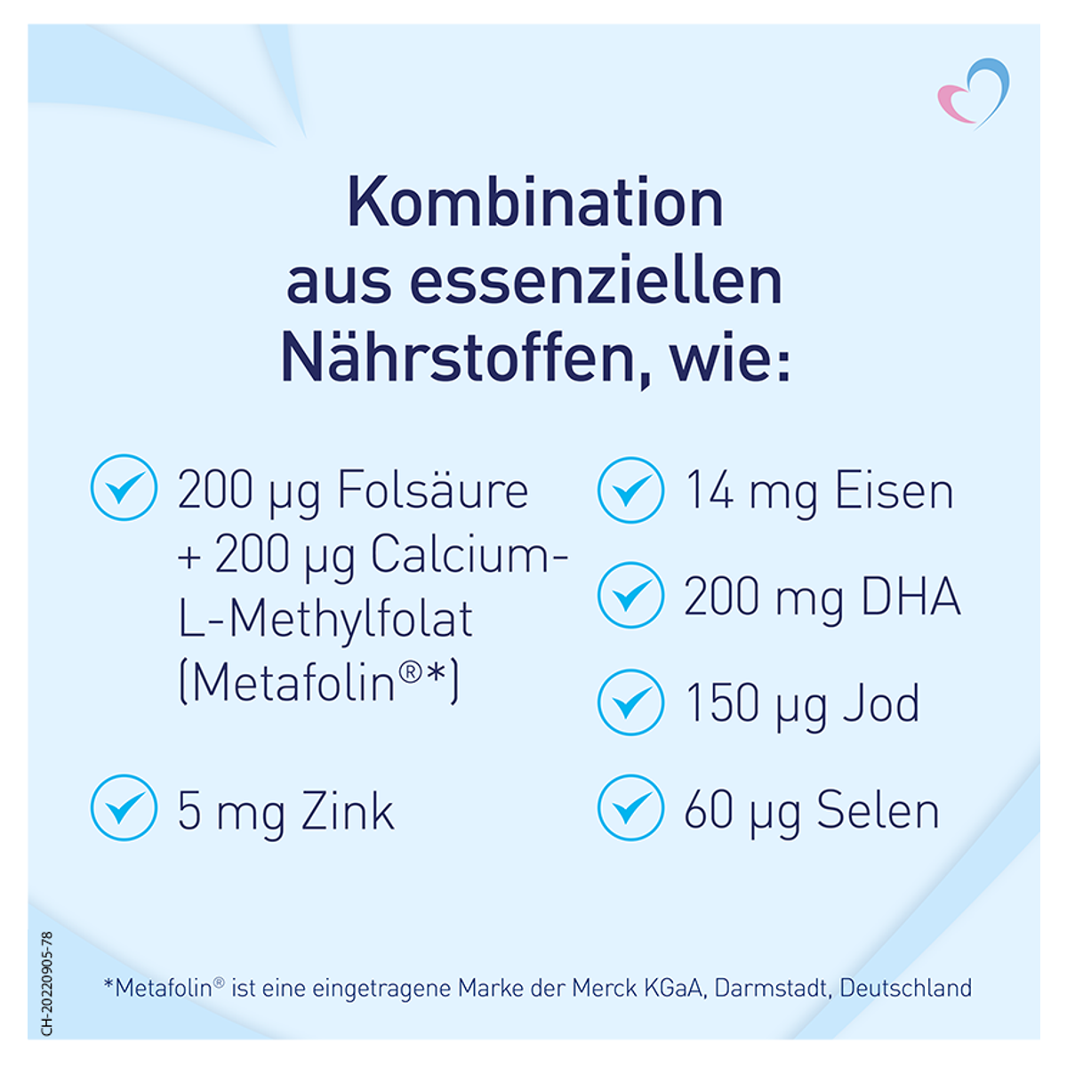 Elevit Provital Complex + DHA Kapseln 60 Stück