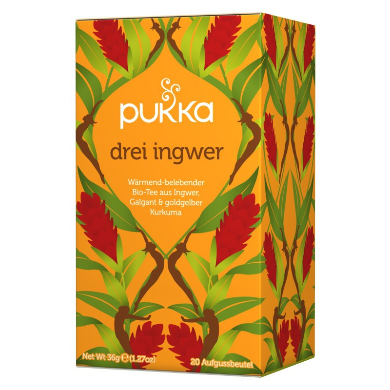 PUKKA Drei Ingwer Tee Bio Btl 20 Stk