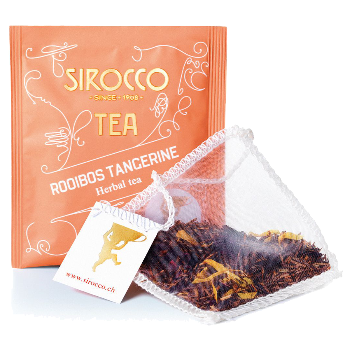 Sirocco Teebeutel Rooibos Tangerine 20 Stück