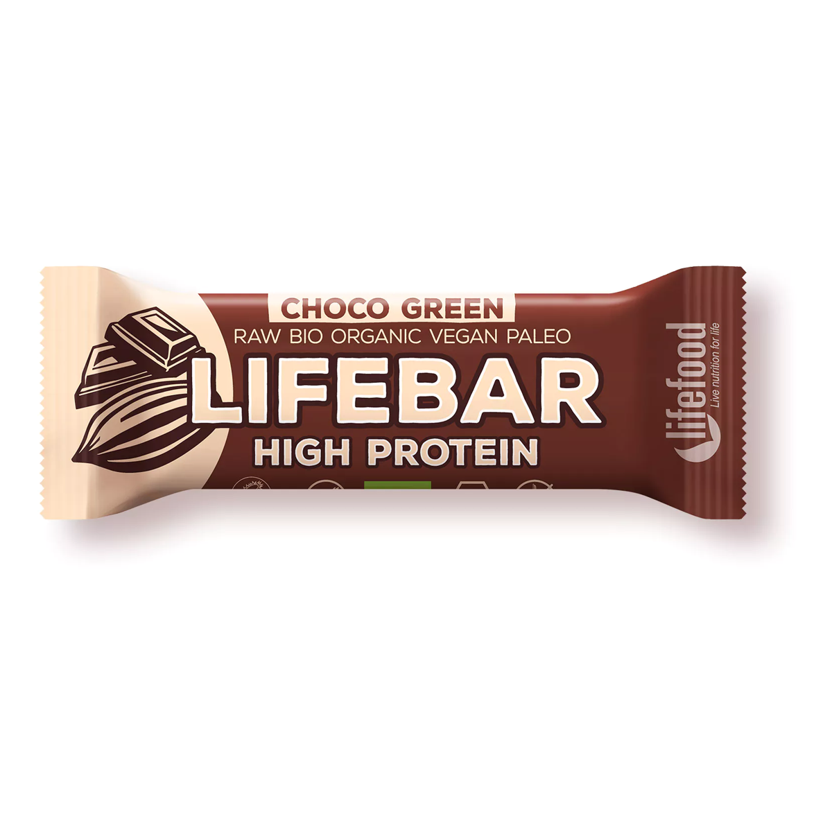 Lifefood Bio Lifebar Protein Choco Green 47 g