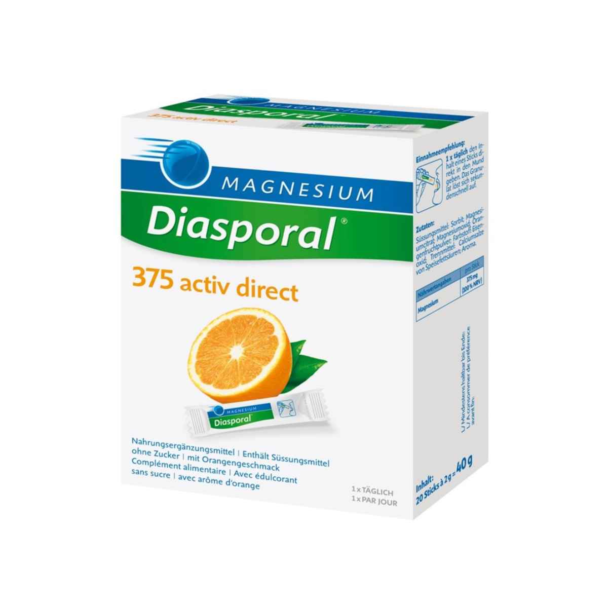 MAGNESIUM Diasporal Activ Direct orange 20 Stück