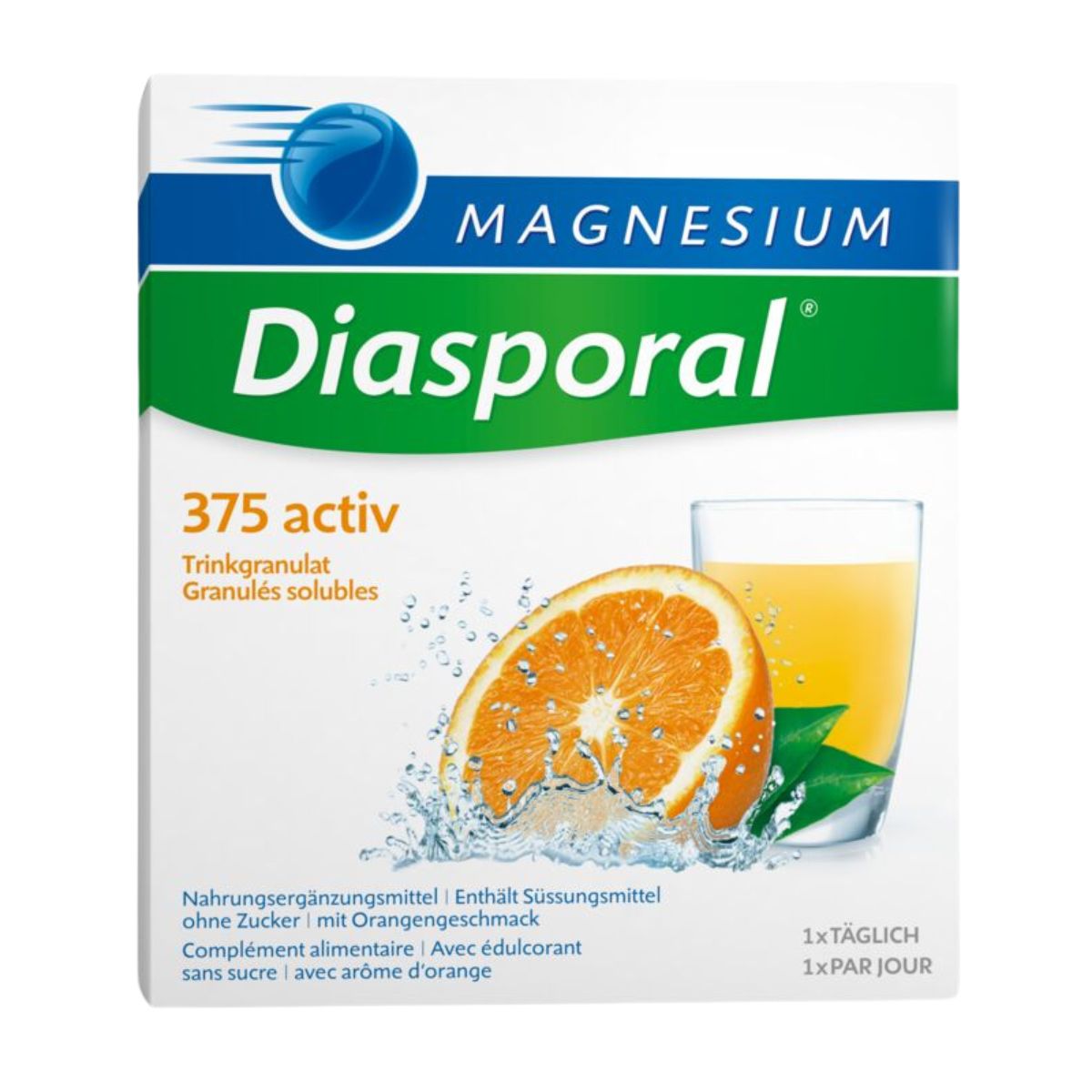 MAGNESIUM Diasporal Activ Trinkgranulat Orange 20 Stück