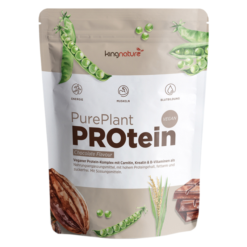 Kingnature PurePlant Protein Pulver 500 g
