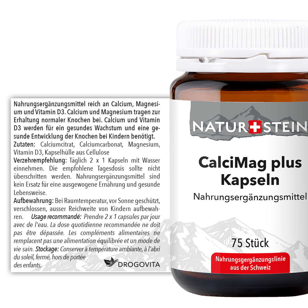 Naturstein Calci/Mag plus Kapseln 75 Stück