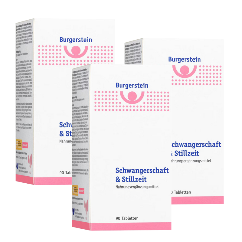 Burgerstein Schwangerschaft & Stillzeit Tabletten 3x 90 Stück