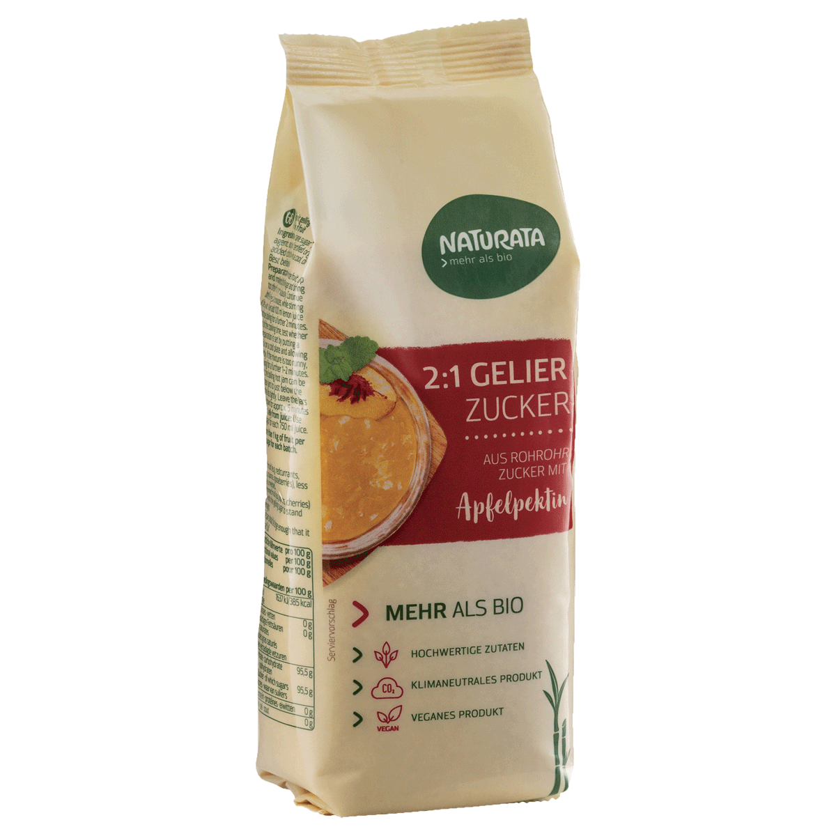 Naturata Gelierzucker 2:1 Beutel 500 g