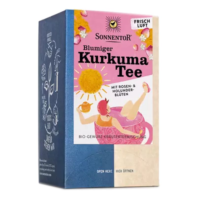 Sonnentor blumiger Kurkuma Tee 18 Beutel