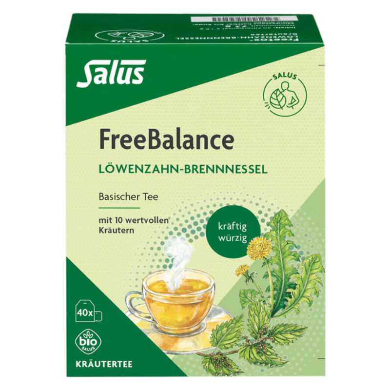 Salus FreeBalance Löwenzahn Brennnessel Tee + Elixier