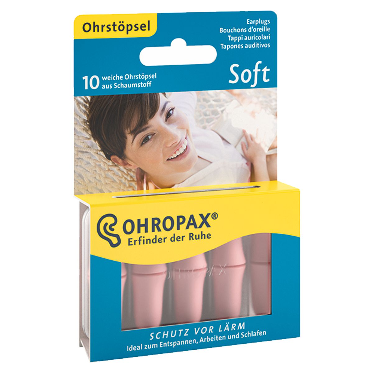 Ohropax Soft Ohrstöpfsel aus Schaumstoff
