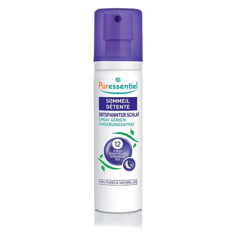 Puressentiel Schlaf Entspannungs Raumspray 12 ätherische Öle 75 ml