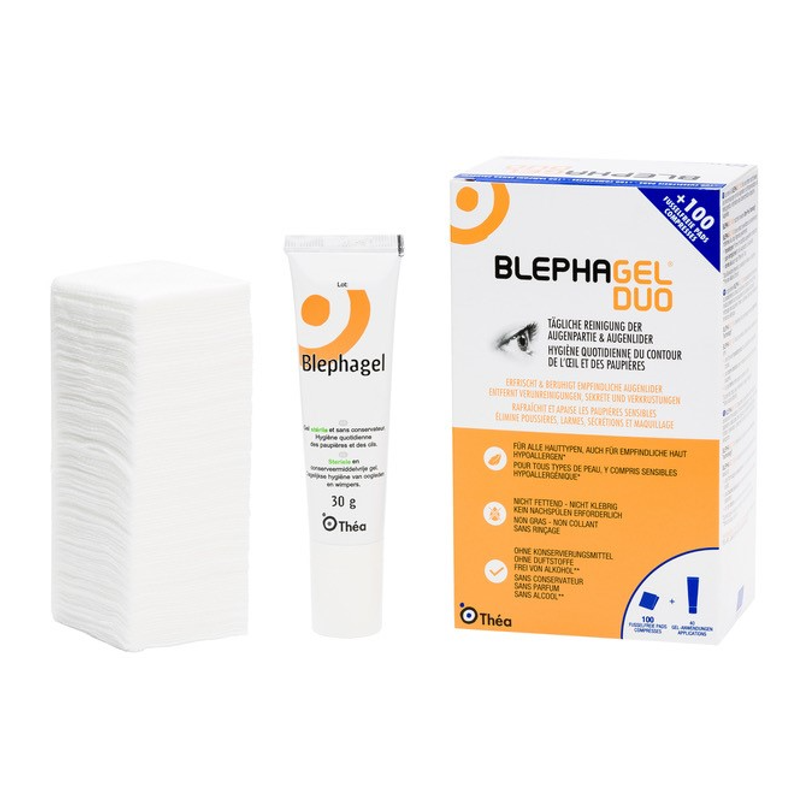 Blephagel Duo Gel 30 g + 100 Pads