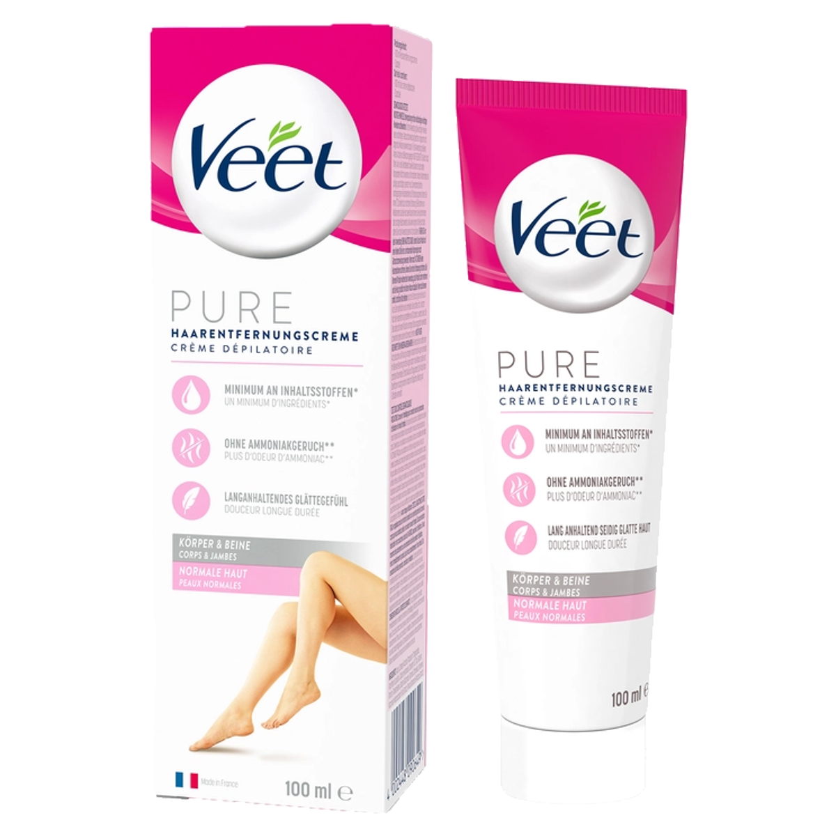 Veet Haarentfernungs-Creme für normale Haut 100 ml