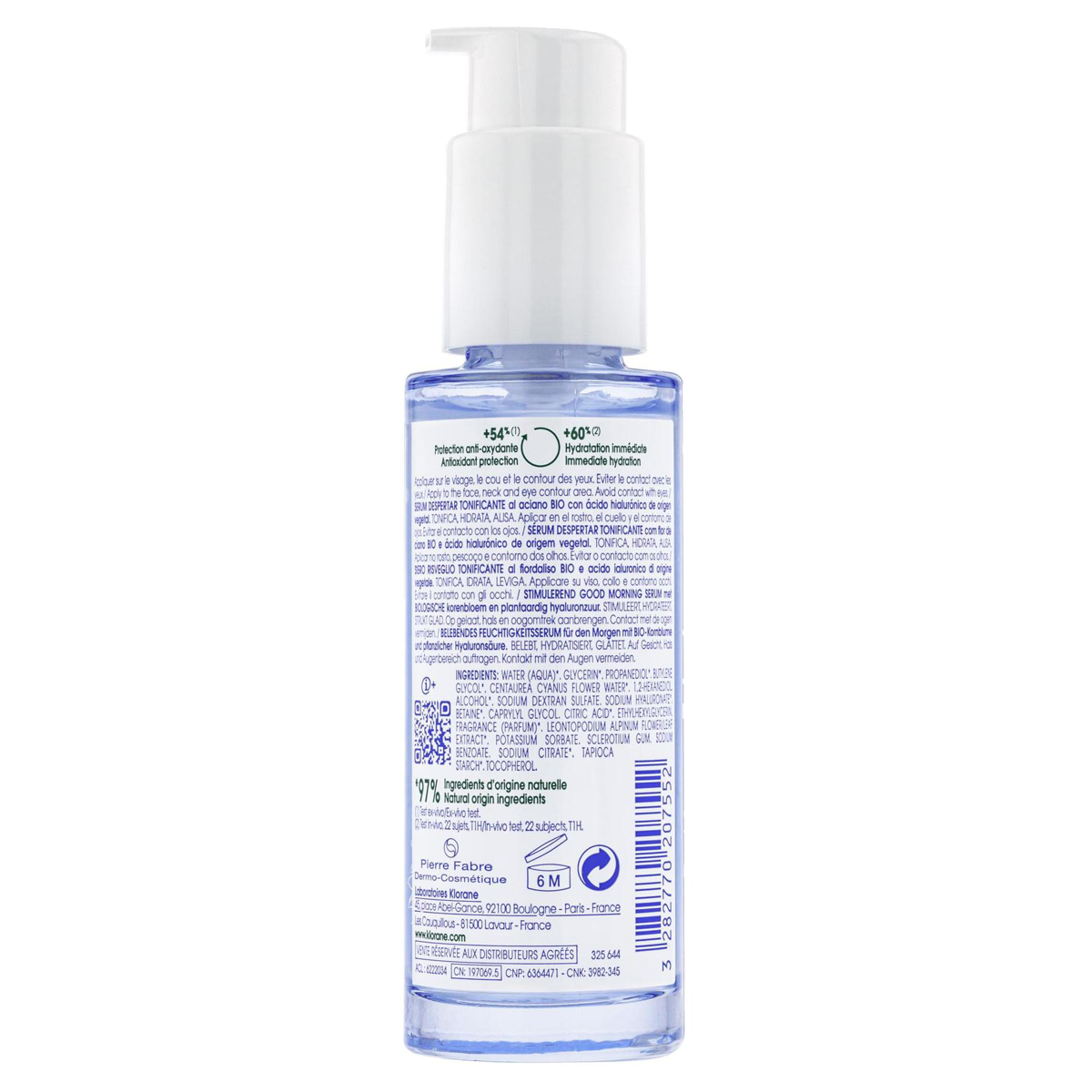 Klorane Bleuet Bio Belebendes Feuchtigkeitsserum 50 ml