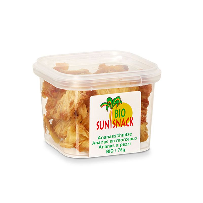 Sun Snack Bio Ananasschnitze 6 Dosen 75 g