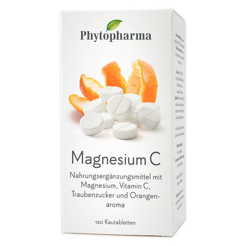 Phytopharma Magnesium C Kautabletten 120 Stück