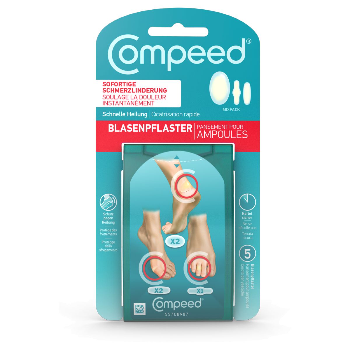 Compeed Blasenpflaster Mix 5 Stück