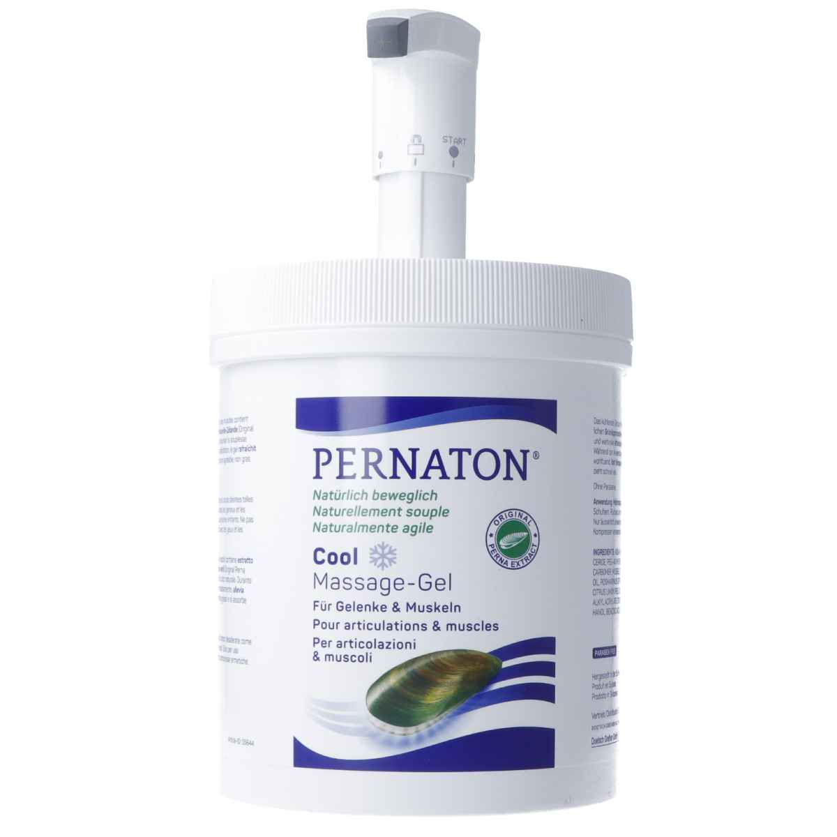 Pernaton Cool Massage-Gel Topf mit Pumpe 1kg