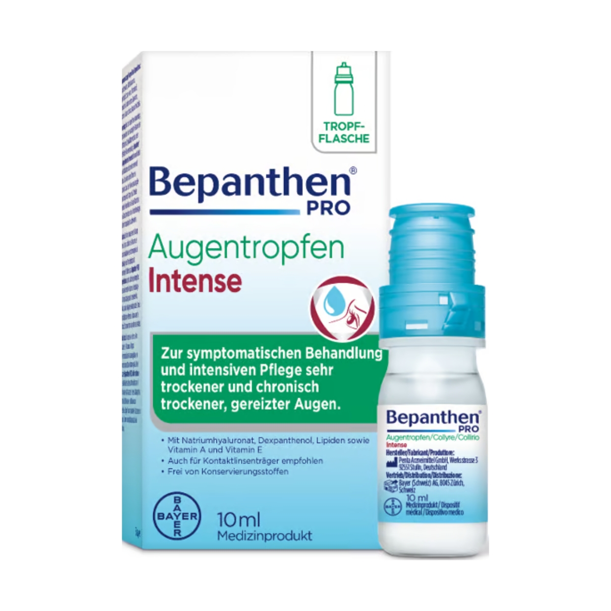 Bepanthen Pro Augentropfen Intense Flasche 10 ml